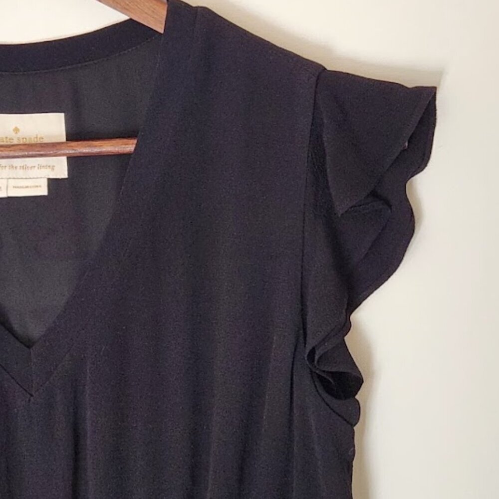 Kate Spade Women's Black Dress Size 4 - Picture 3 of 6